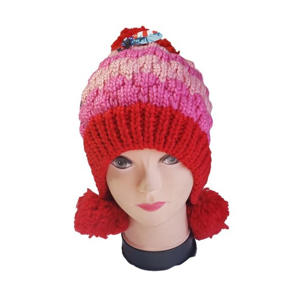 3 Hats For $15 Winter Clearance Knitted PomPom Ear Flap Warm Beanie Multicolor - Picture 7 of 16